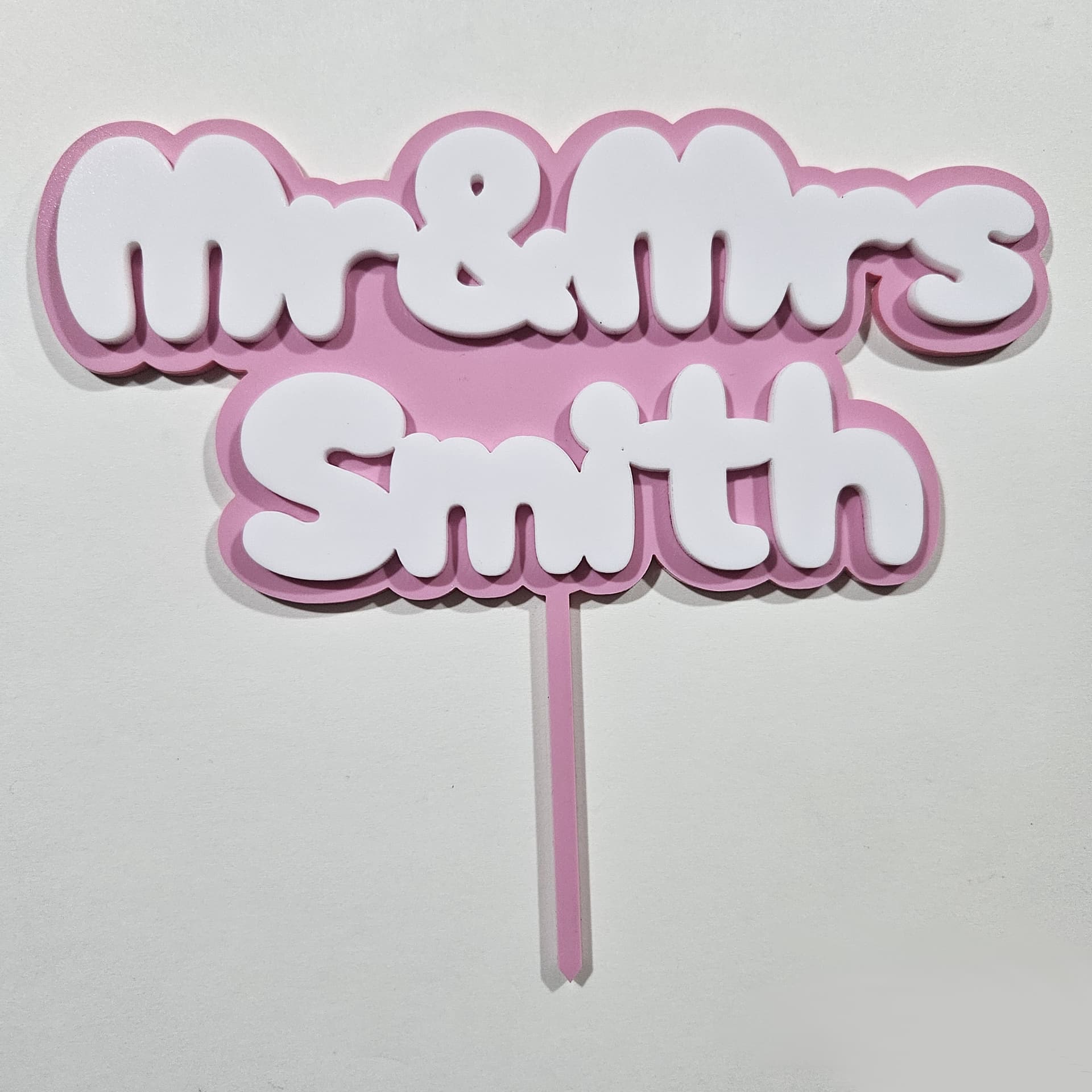 Layered Cake Topper Example - Graduate Design