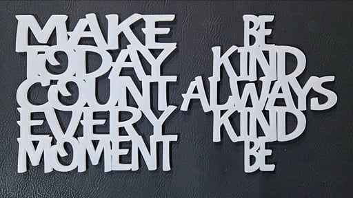 Stacked Text Generator example