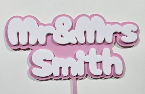 Layered Cake Topper Single Stake Preview