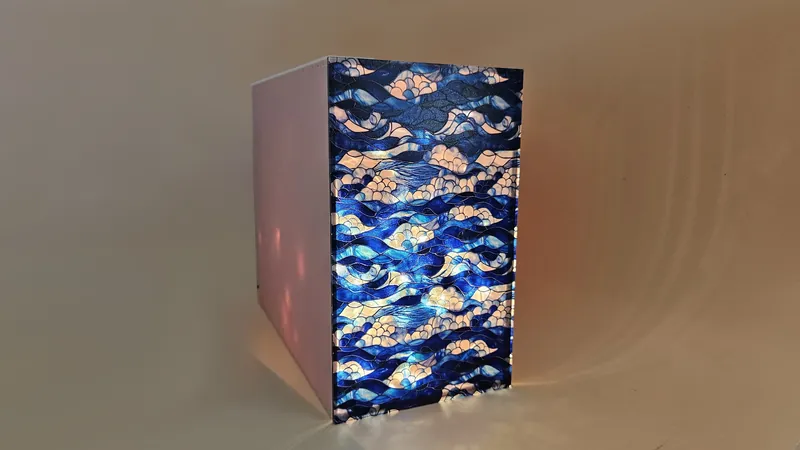 Custom book nook case with acrylic front panel