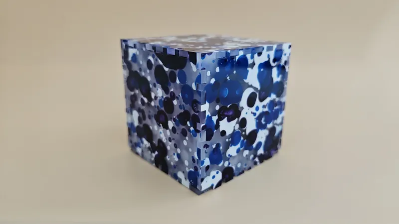 Caja personalizada cortada por láser con encaje de dedos