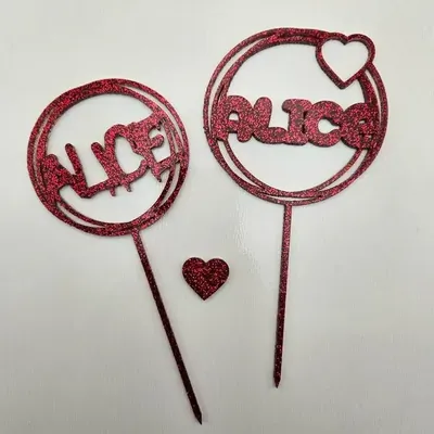 Cake Topper Generator Preview