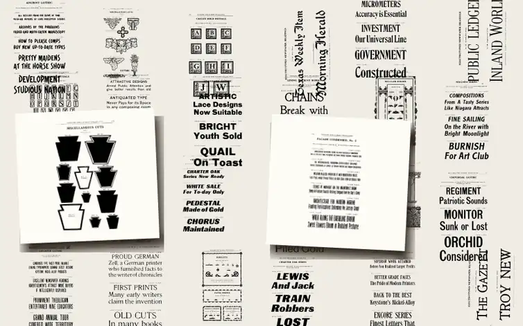 Abridged Specimen Book: Type, Borders and Ornaments