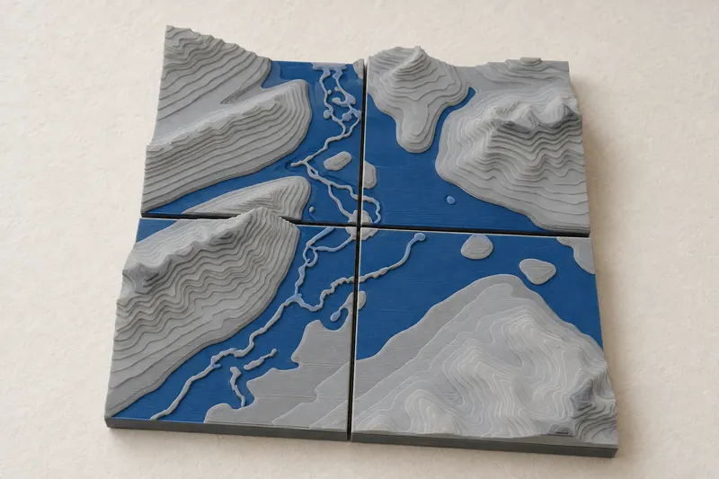 3D Topography Split