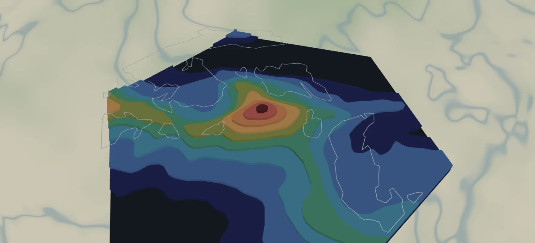 Alpine Peak Map Generator example