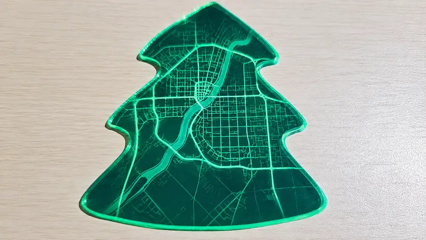 Christmas Tree Map Generator example