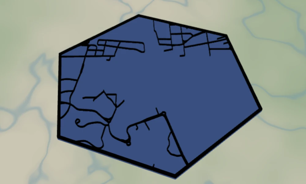 Stacked Street Outline Generator example