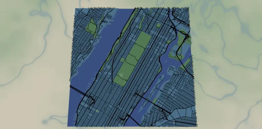 City Parks Map Generator example