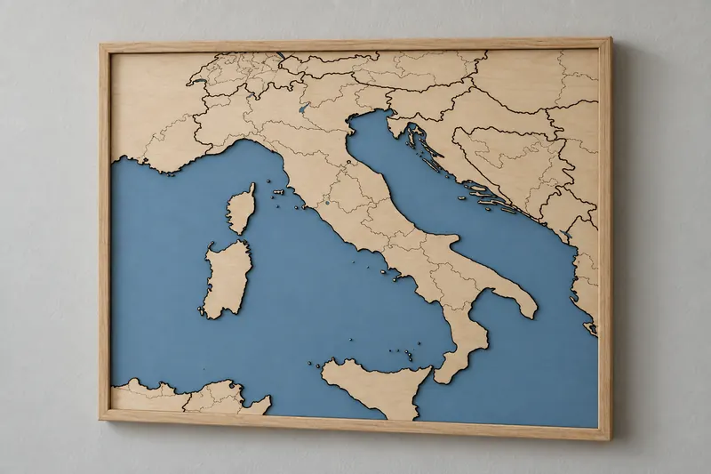 Country Borders Map