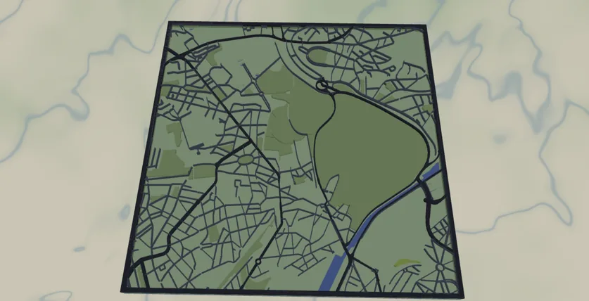 Garden City Map Generator example