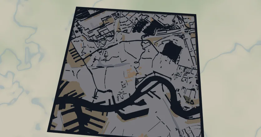 Industrial & Infrastructure Map Generator example
