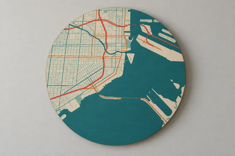 Miami Coral Reef Map