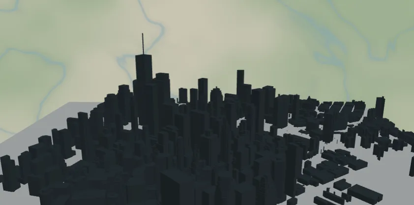 Skyline Map 3D preset preview