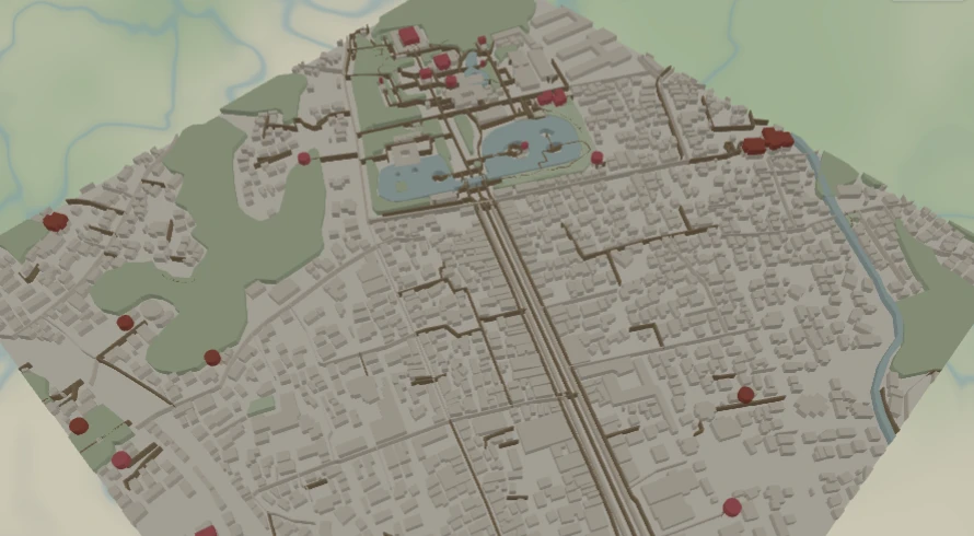 Temple Trail Map preset preview