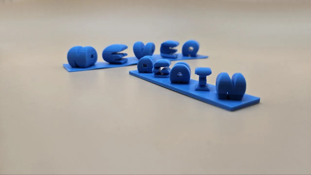 3D Dual-View Text Generator example