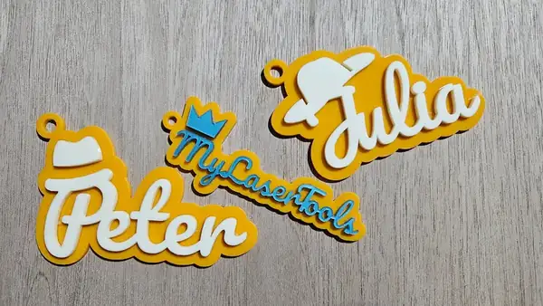 Hat Name Keychain Generator example